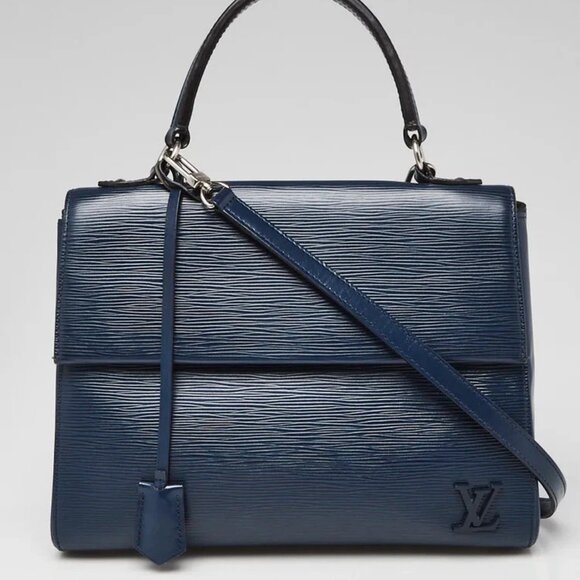 Louis Vuitton Indigo Epi Leather Cluny MM Bag - Picture 1 of 12